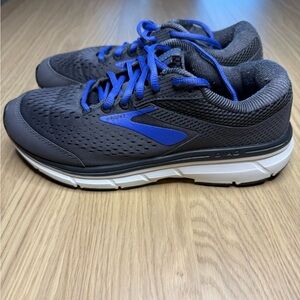 BROOKS Dyad 10 Grey Blue Women’s Running Shoes Size 8.5